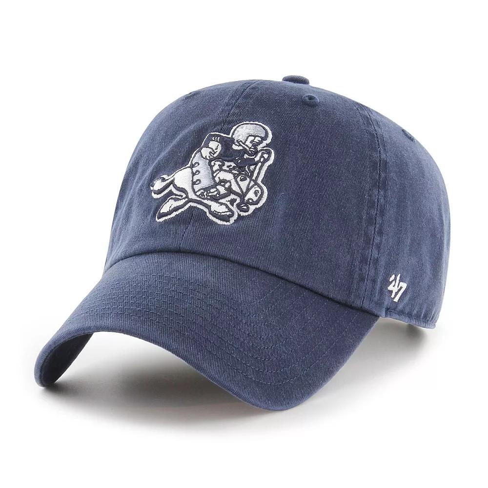 Men's '47 Navy Dallas Cowboys Retro Joe Clean Up Adjustable Hat, Blue Product Image