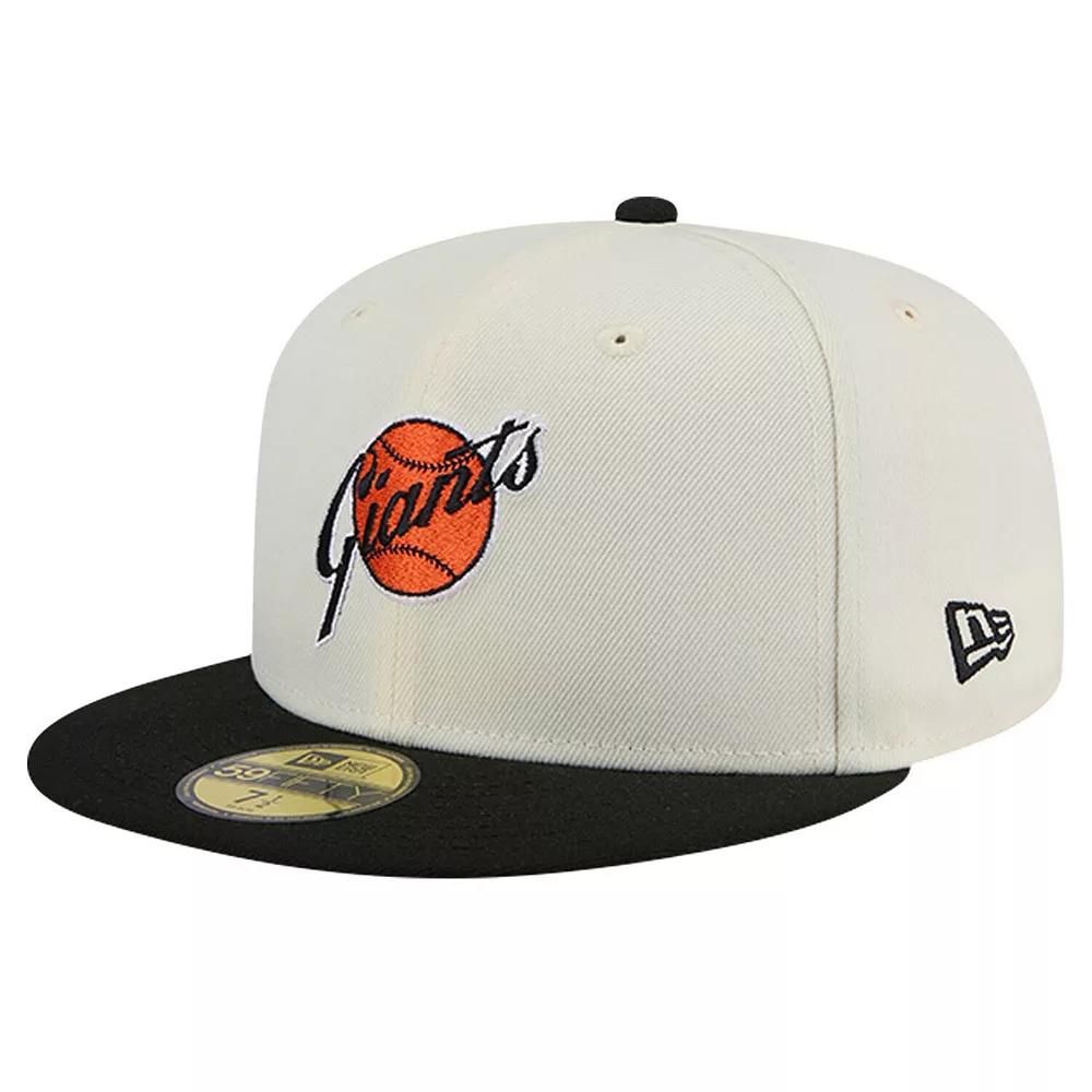 Men's New Era White San Francisco Giants Cooperstown Collection Alternate Chrome 59FIFTY Fitted Hat,  Product Image