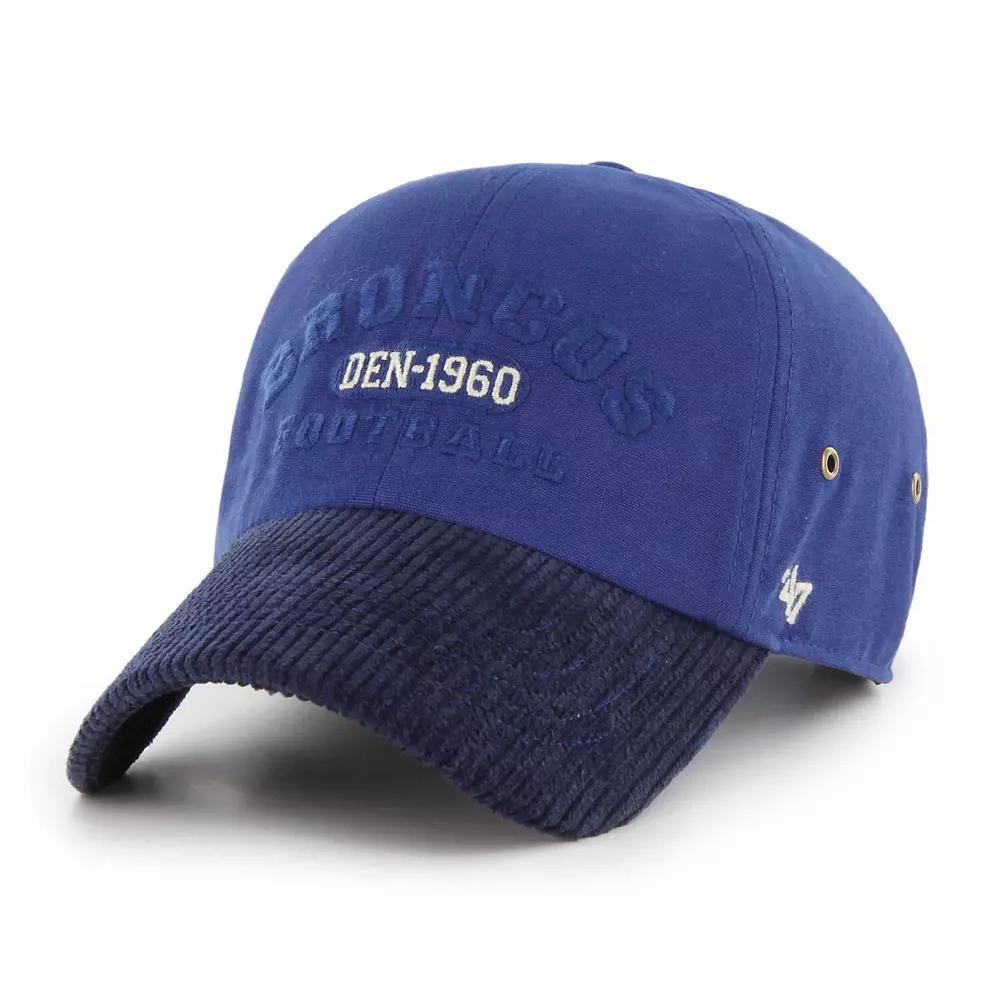Men's '47 Royal Denver Broncos Ridgeway Clean Up Adjustable Hat, Blue Product Image