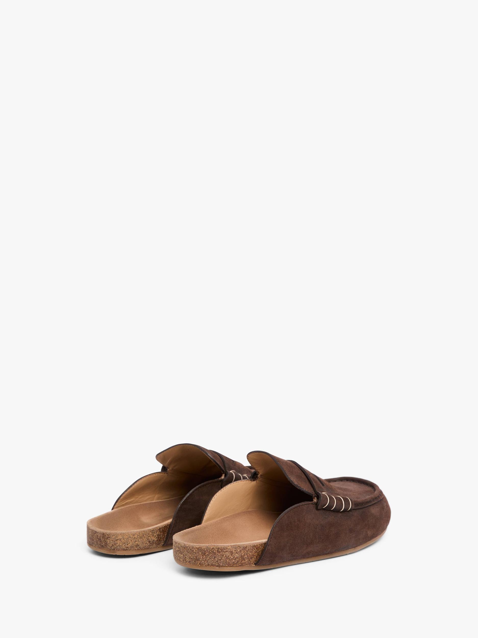 STITCH LOAFER - SUEDE MULES Product Image