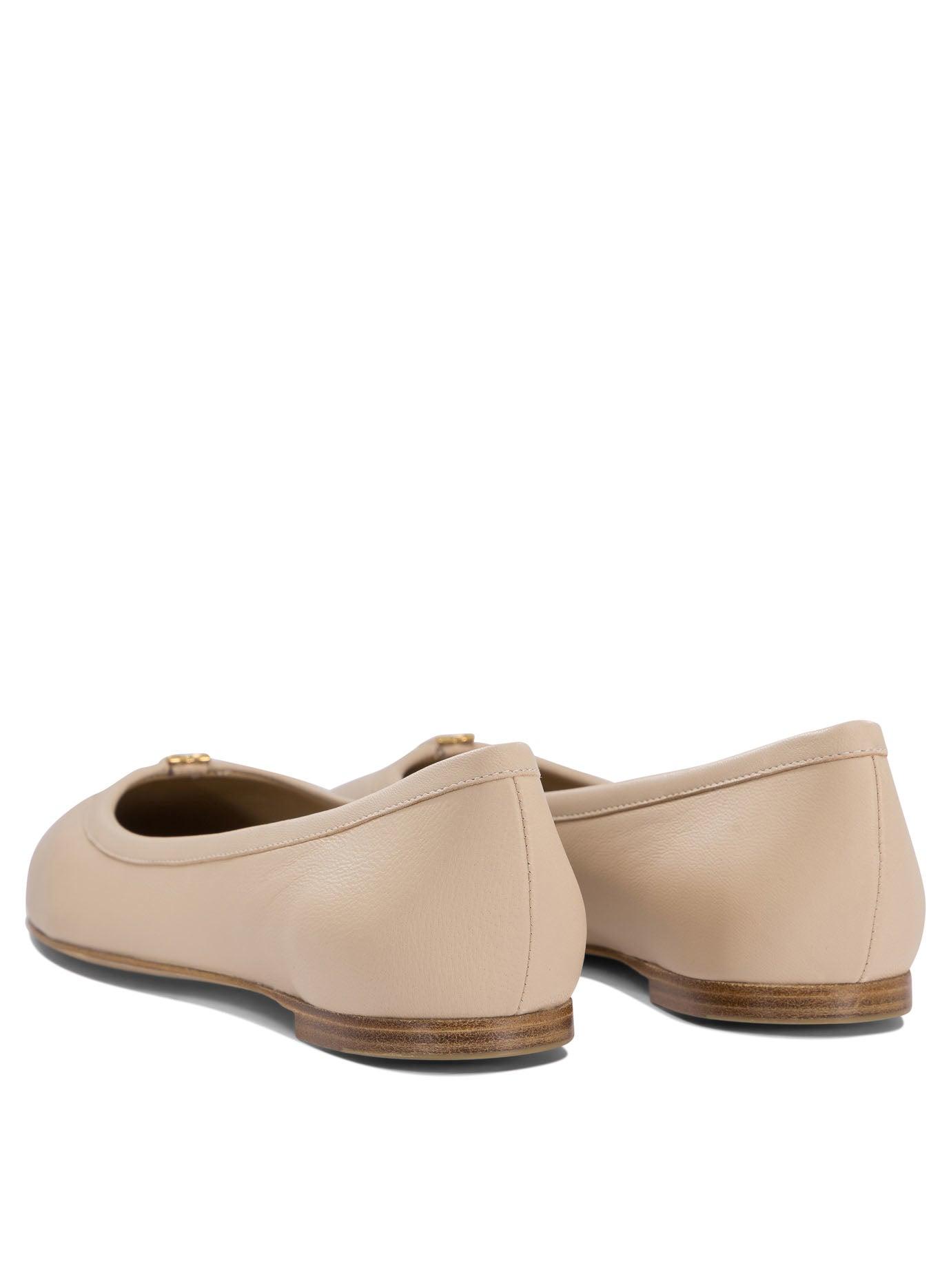 CHLOÉ Woman Ballet Flats Sand Size 9 Leather In Beige Product Image