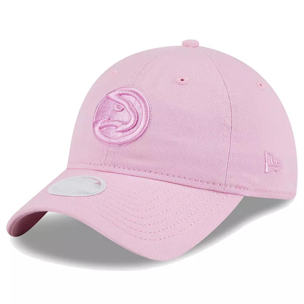 Women's New Era Pink Atlanta Hawks Colorpack Tonal 9TWENTY Adjustable Hat Product Image