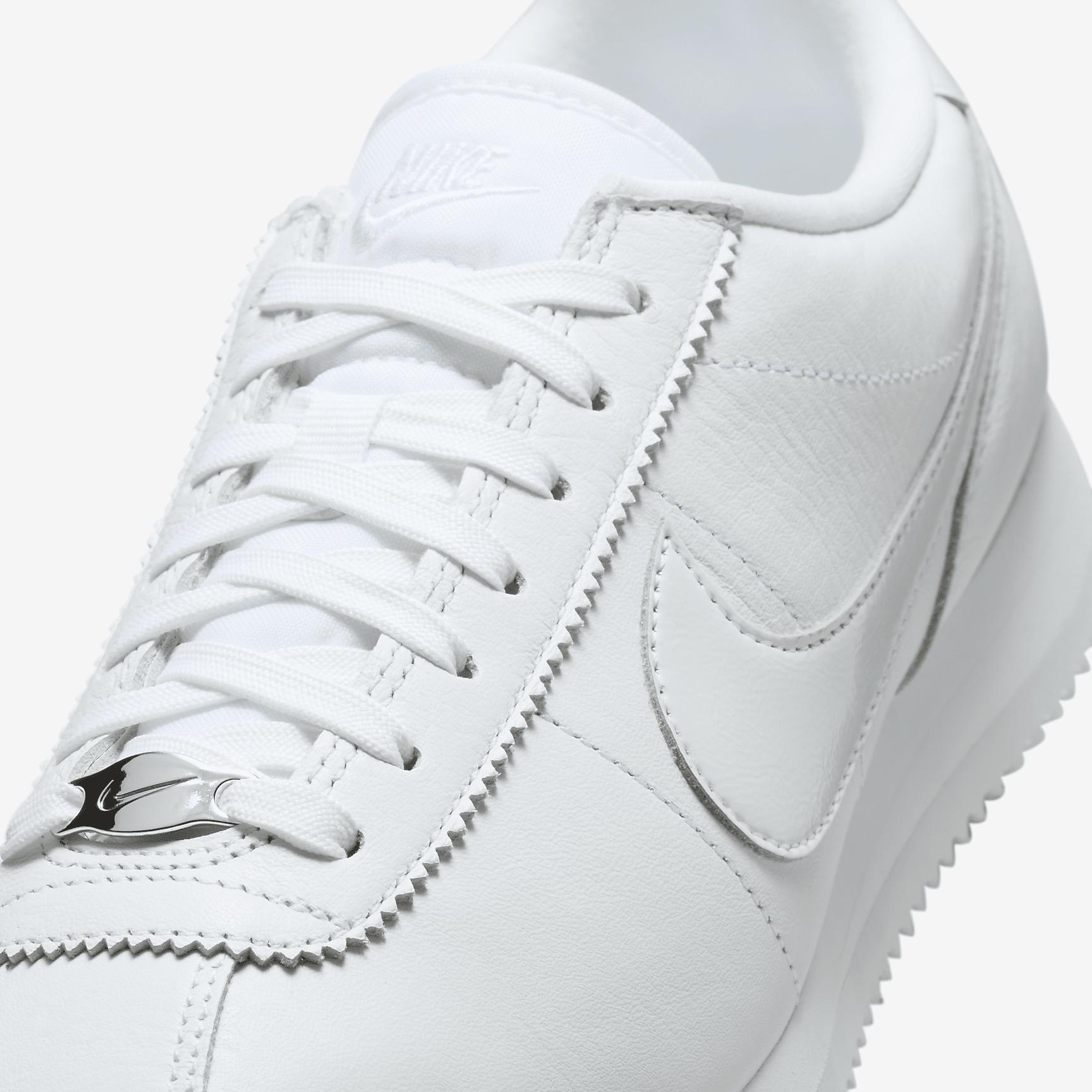 Nike Womens Cortez 23 Premium Leather Casual Shoes in White Product Image