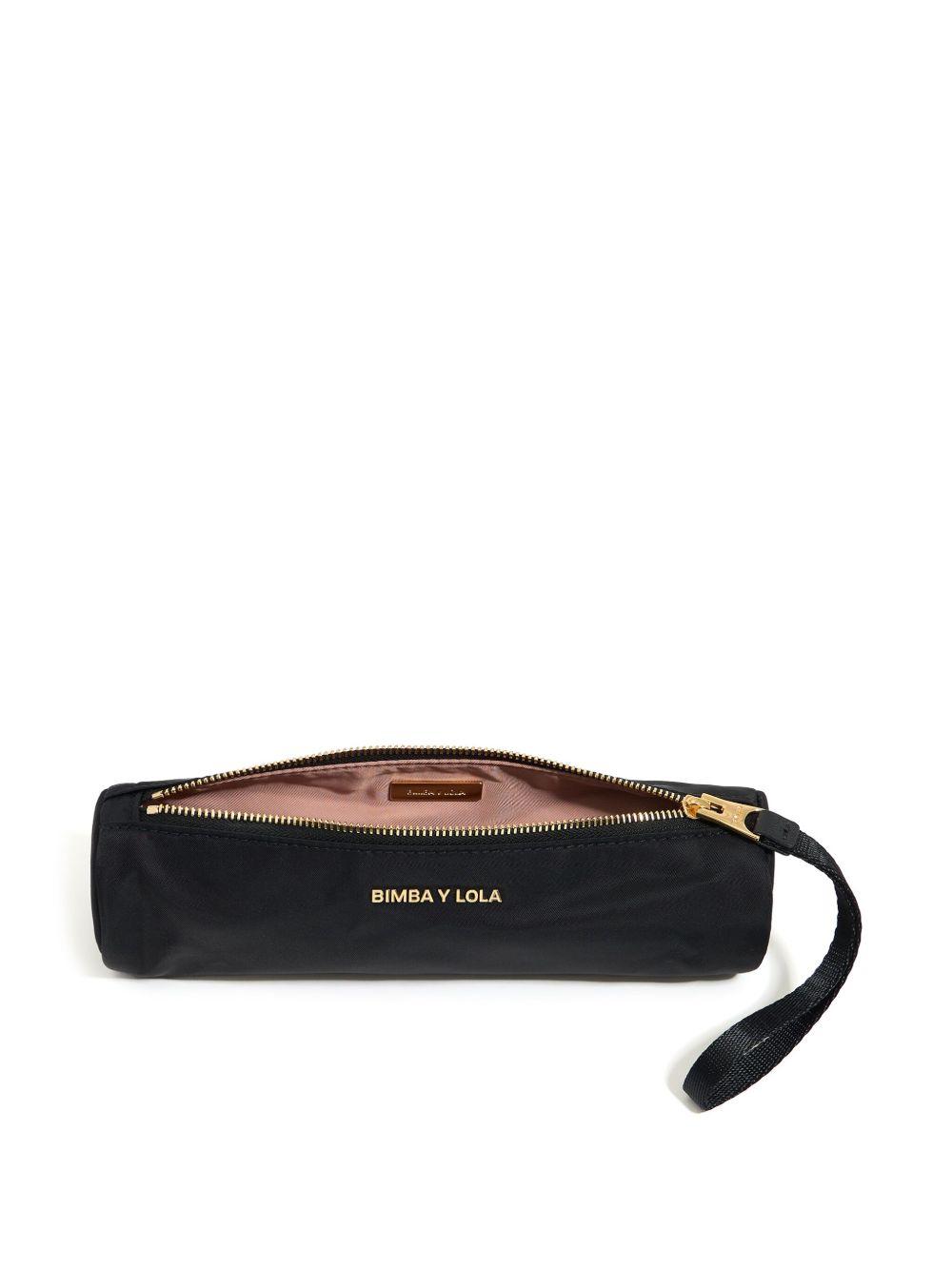 logo-lettering makeup bag Product Image