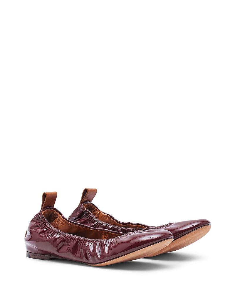 Womens The Ballerina Flats in Patent Leather Product Image