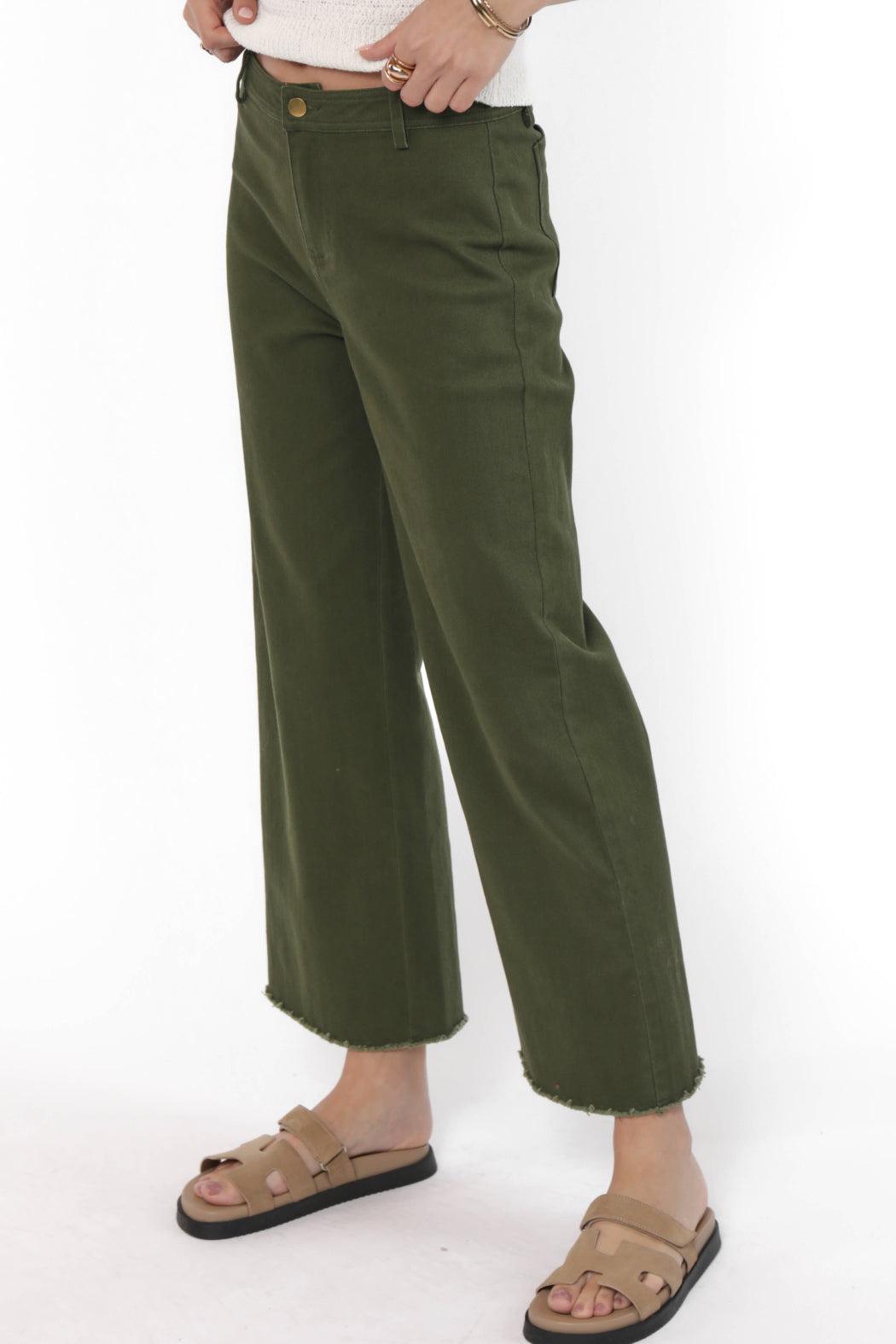 WIDE LEG DENIM PANTS Product Image