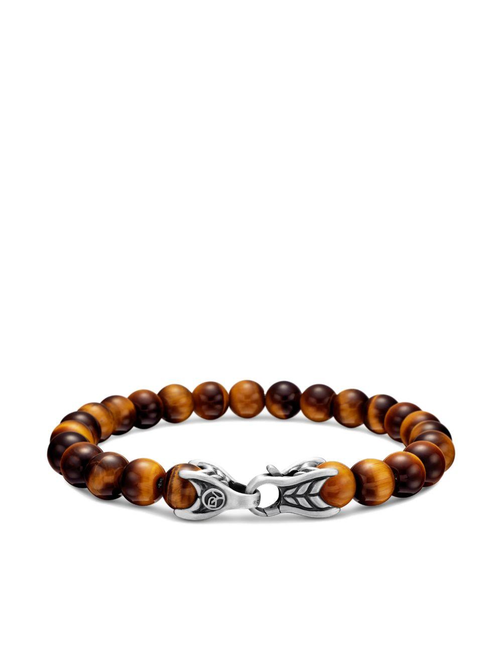 sterling silver Spiritual Beads bracelet (8mm) Product Image