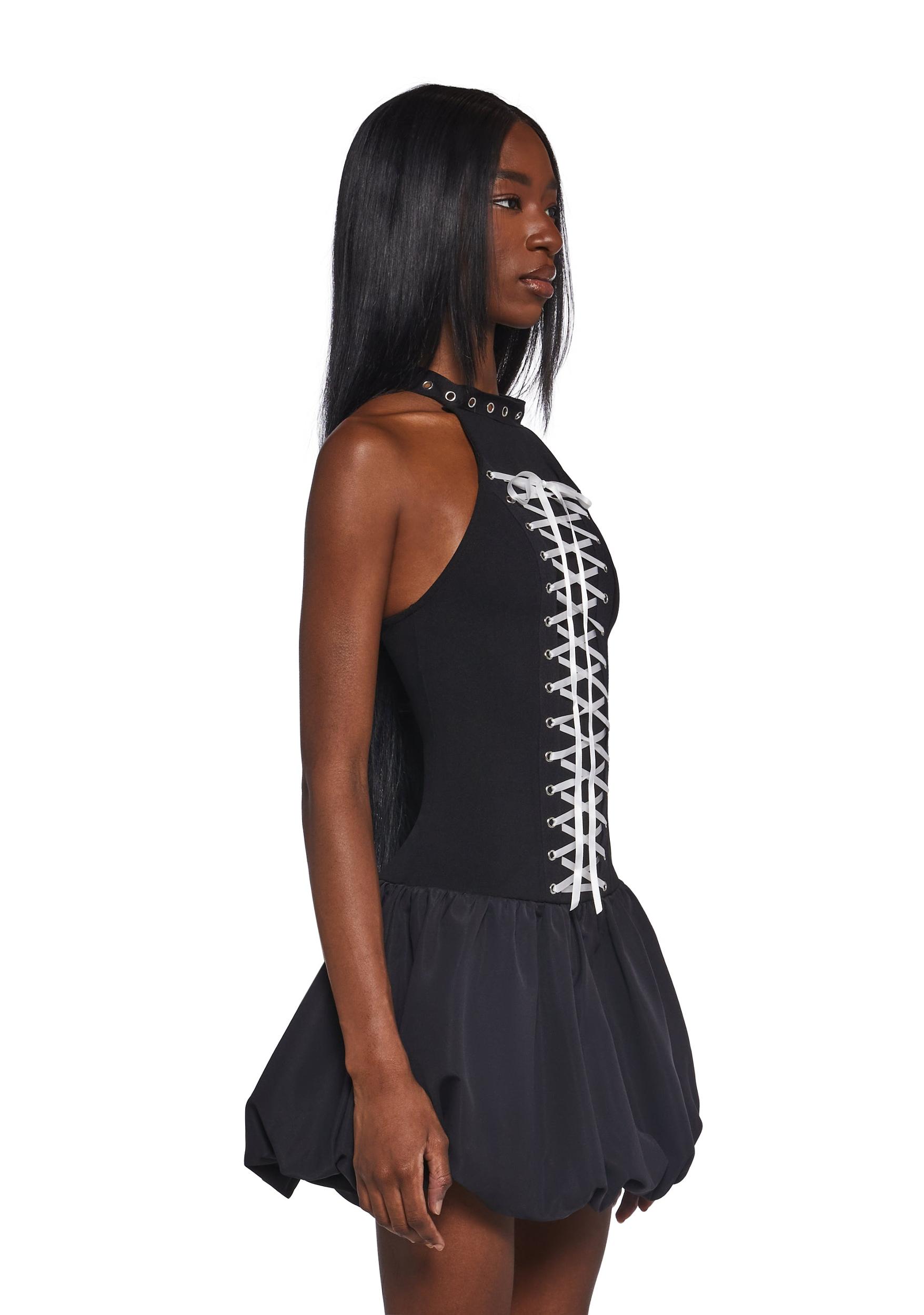 BUBBLE DRESS WITH LACE Product Image