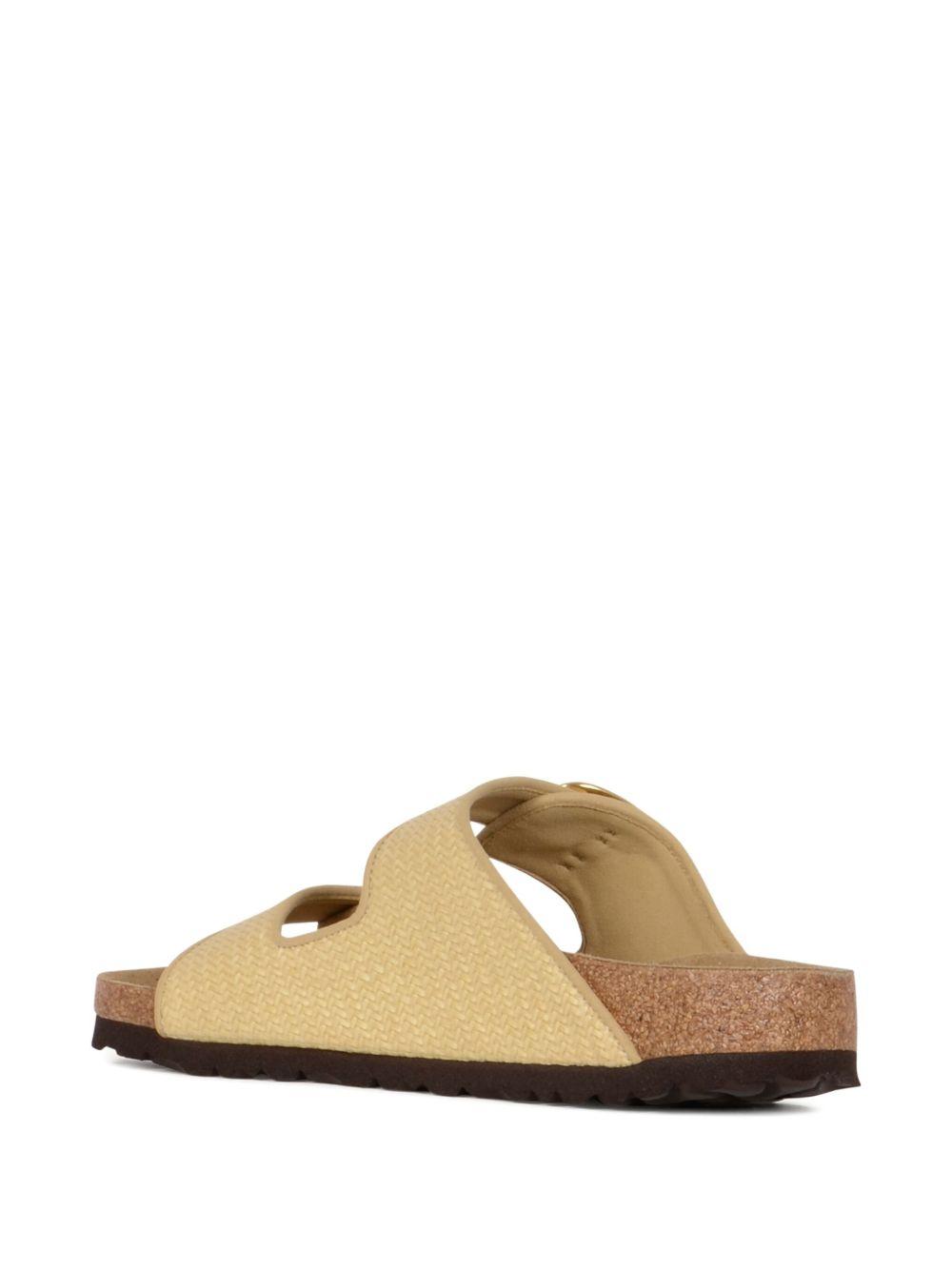 Arizona Big Buckle Raffia sandals Product Image