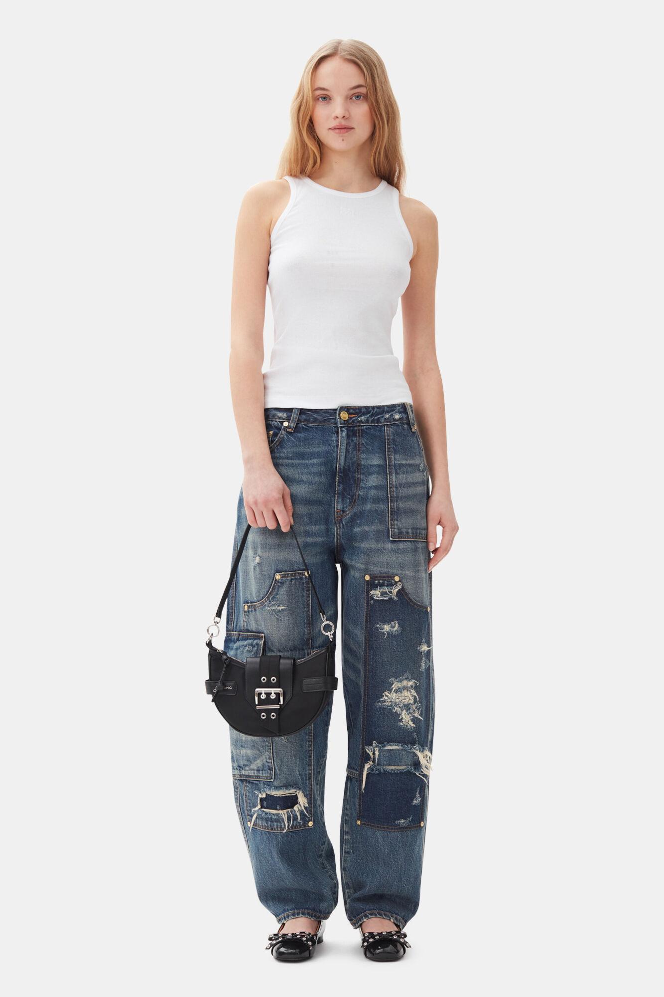 Black Eyelet Bow Ballerinas Product Image