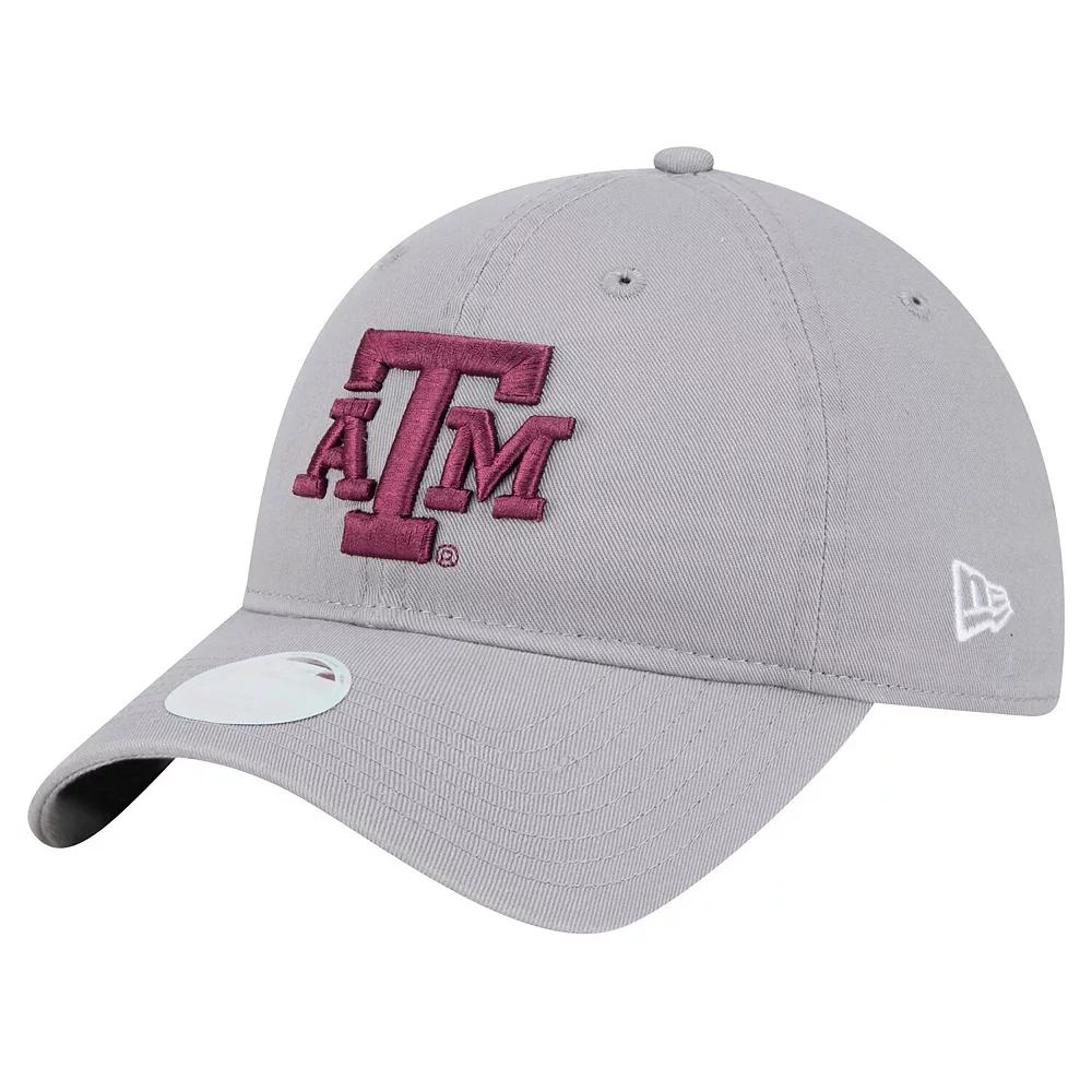 Women's New Era Gray Texas A&M Aggies Logo 9TWENTY Adjustable Hat, Grey Product Image