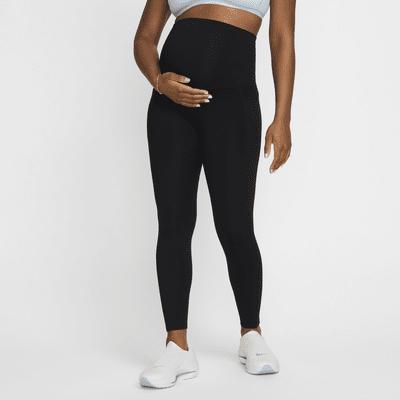 Nike Womens (M) One High-Waisted 7/8 Leggings with Pockets (Maternity) | FN4288-010 Product Image