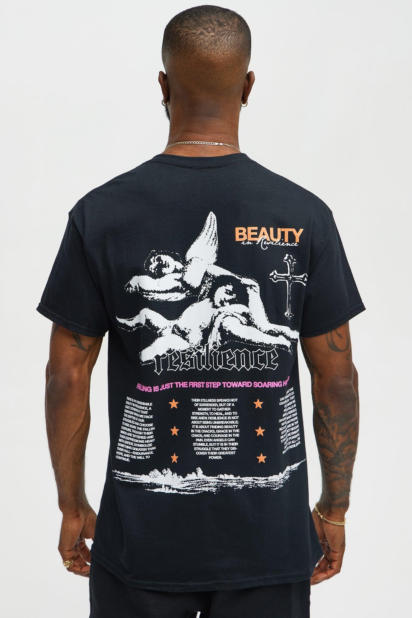Beauty In Resilience Short Sleeve Tee - Black Product Image
