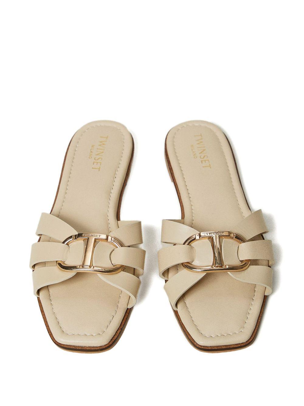logo-buckle slides Product Image