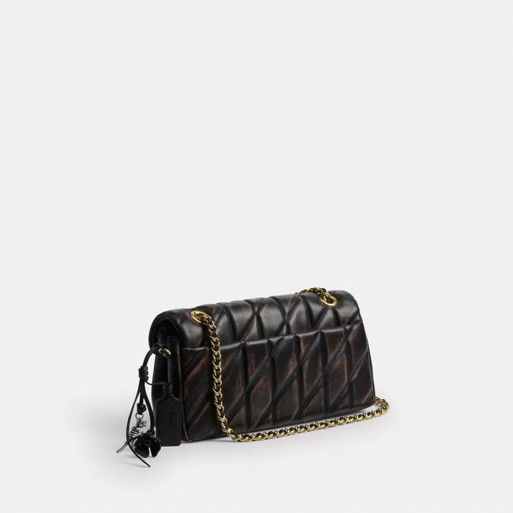 Tabby Shoulder Bag 26 In Loved Leather With Quilting Product Image