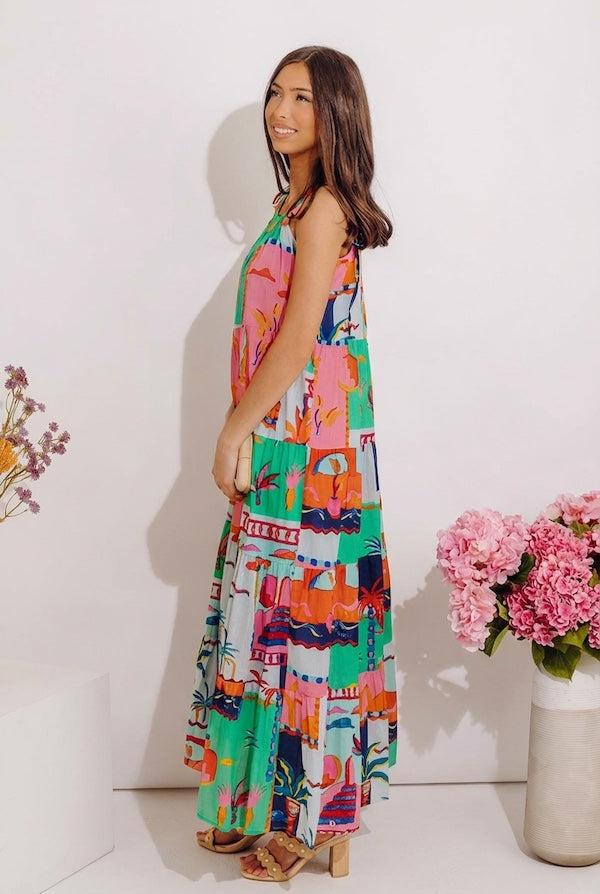 Paradise Found Maxi Dress Product Image