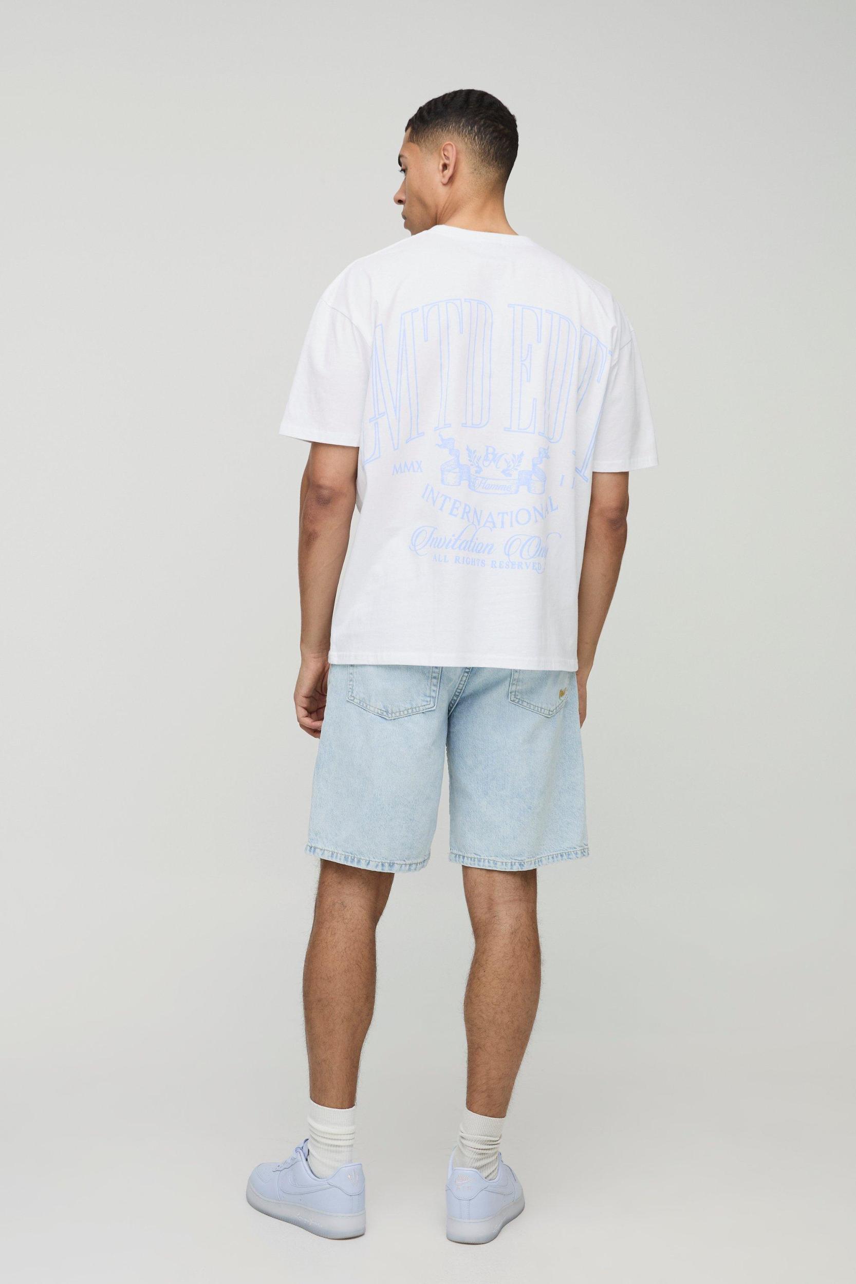 Oversized Over the Seam Limited Edition T-Shirt | boohooMAN USA Product Image