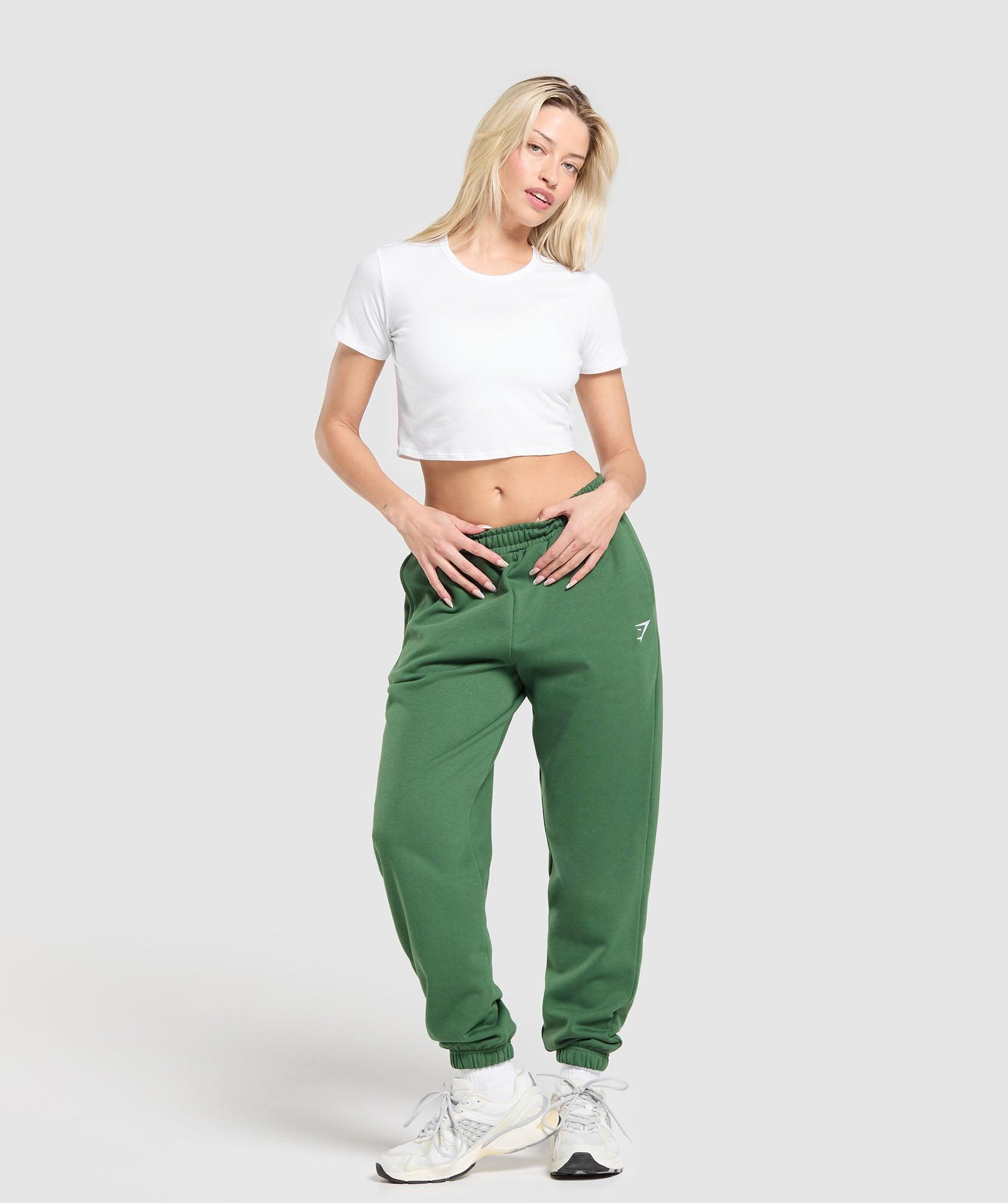 Gymshark Training Fleece Joggers - Classic Green Female Product Image