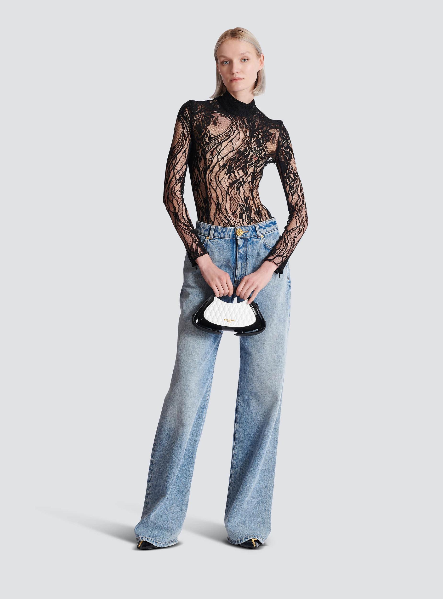 Long-sleeved lace body Product Image