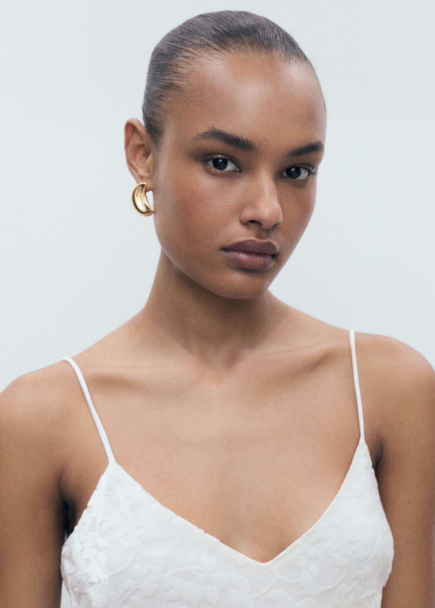 Devoré floral dress - Women | MANGO USA Product Image