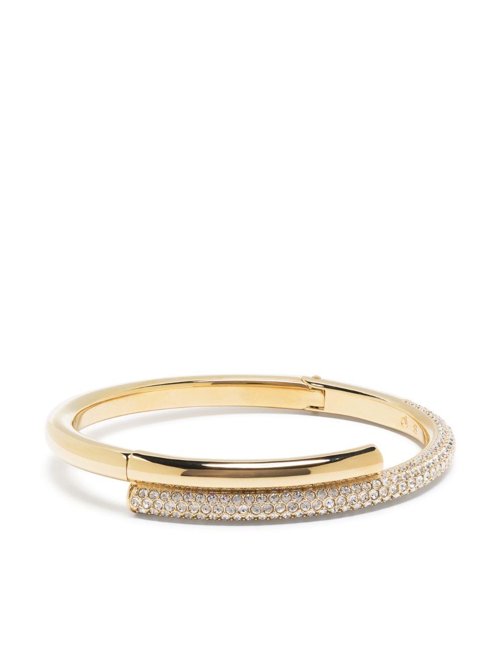 Dextera crystal-embellished bangle bracelet Product Image