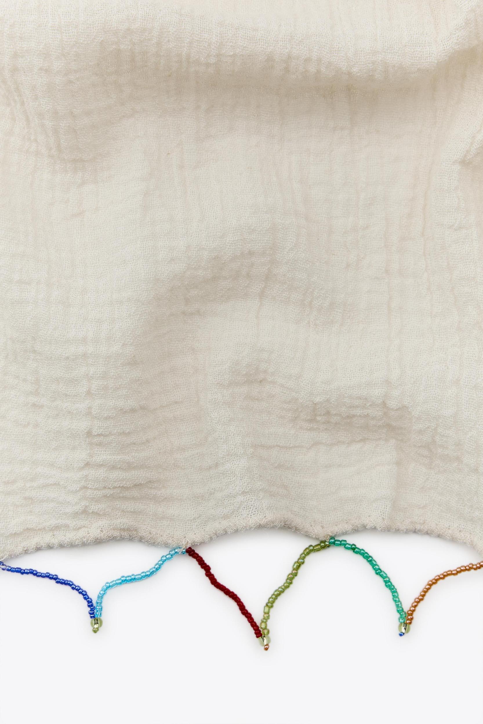 PLAIN BEADED SCARF Product Image