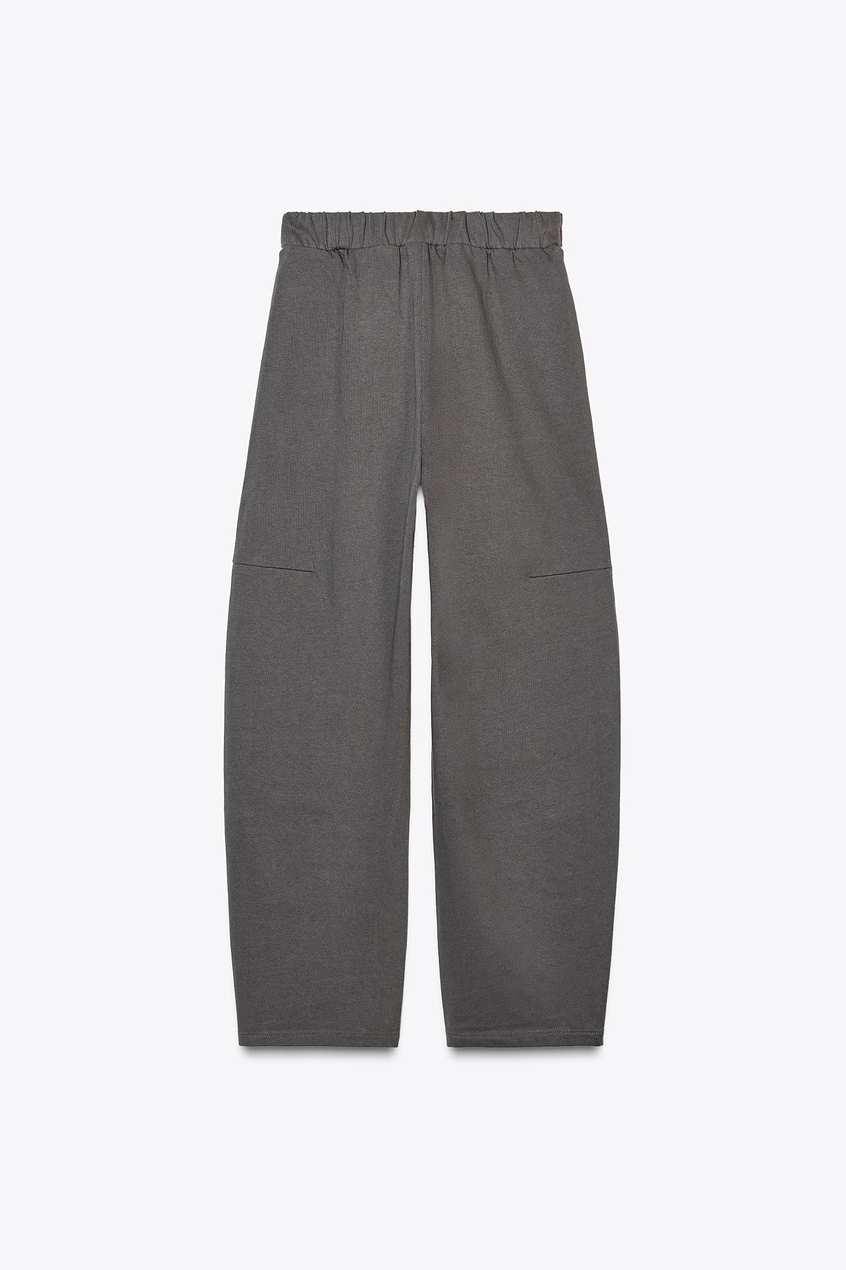 WIDE LEG BELTED PANTS Product Image