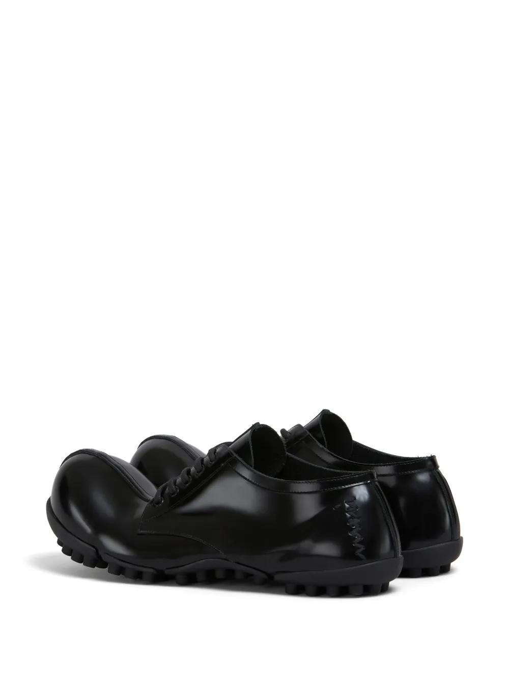 calf-leather round-toe derby shoes Product Image