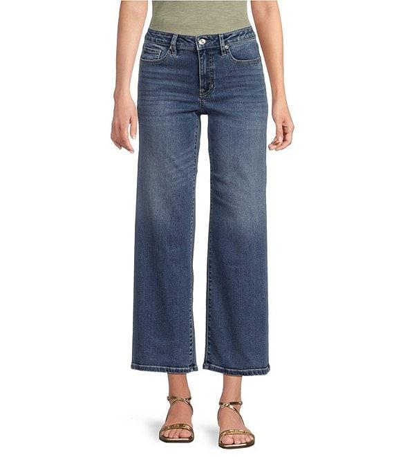 Tommy Bahama Indigo High Rise Wide Leg Cropped Jean Product Image