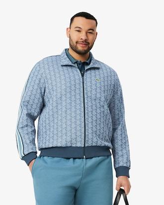 Paris Zip-Up Jacquard Track Jacket Product Image