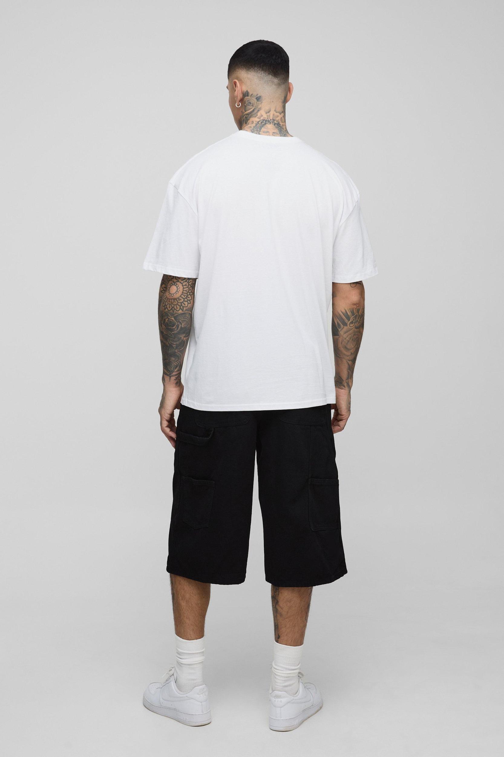 Tall Oversized Eazy-E License Print T-Shirt | boohooMAN USA Product Image