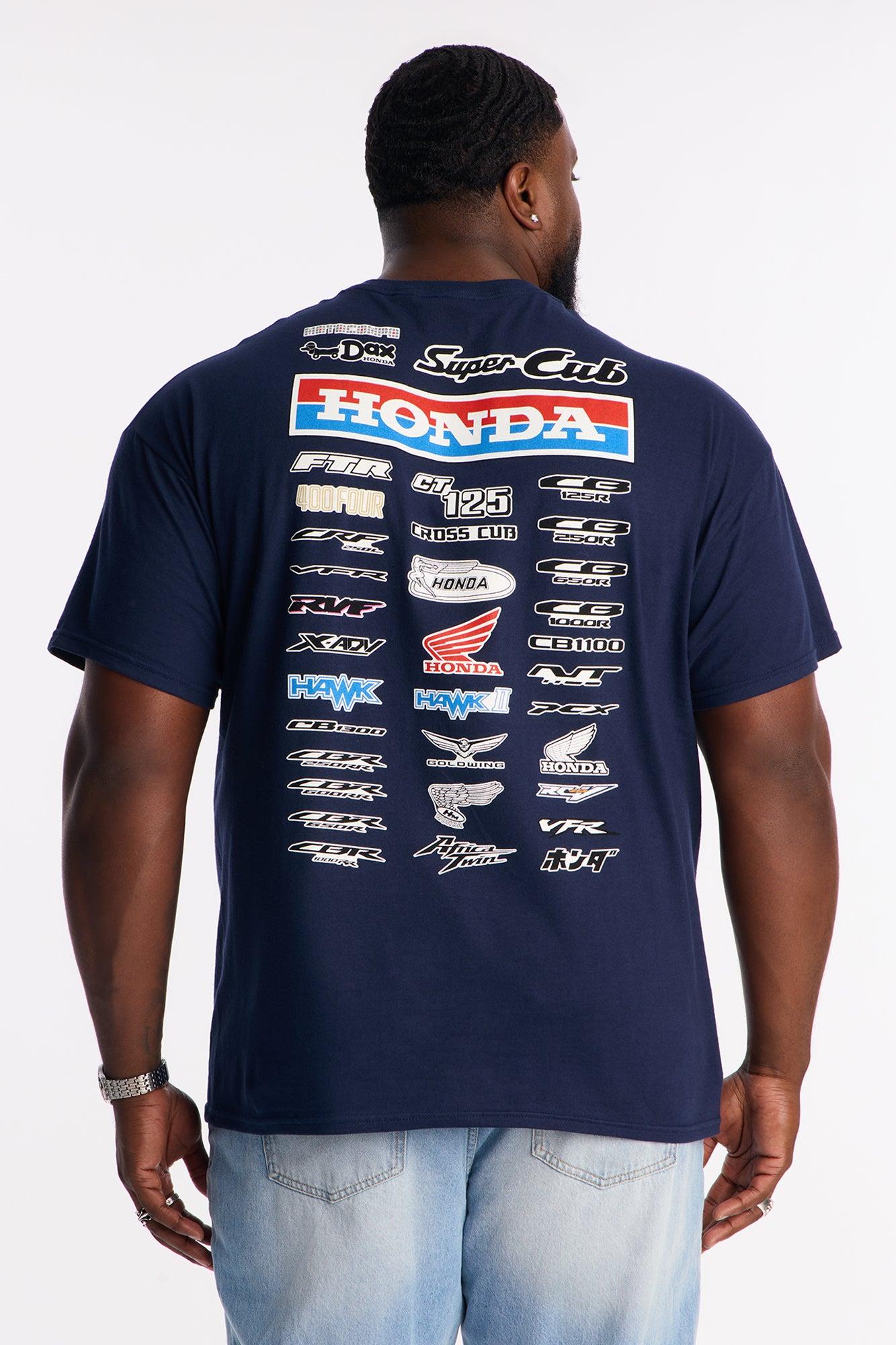 Honda SuperCub Short Sleeve Tee - Navy Product Image