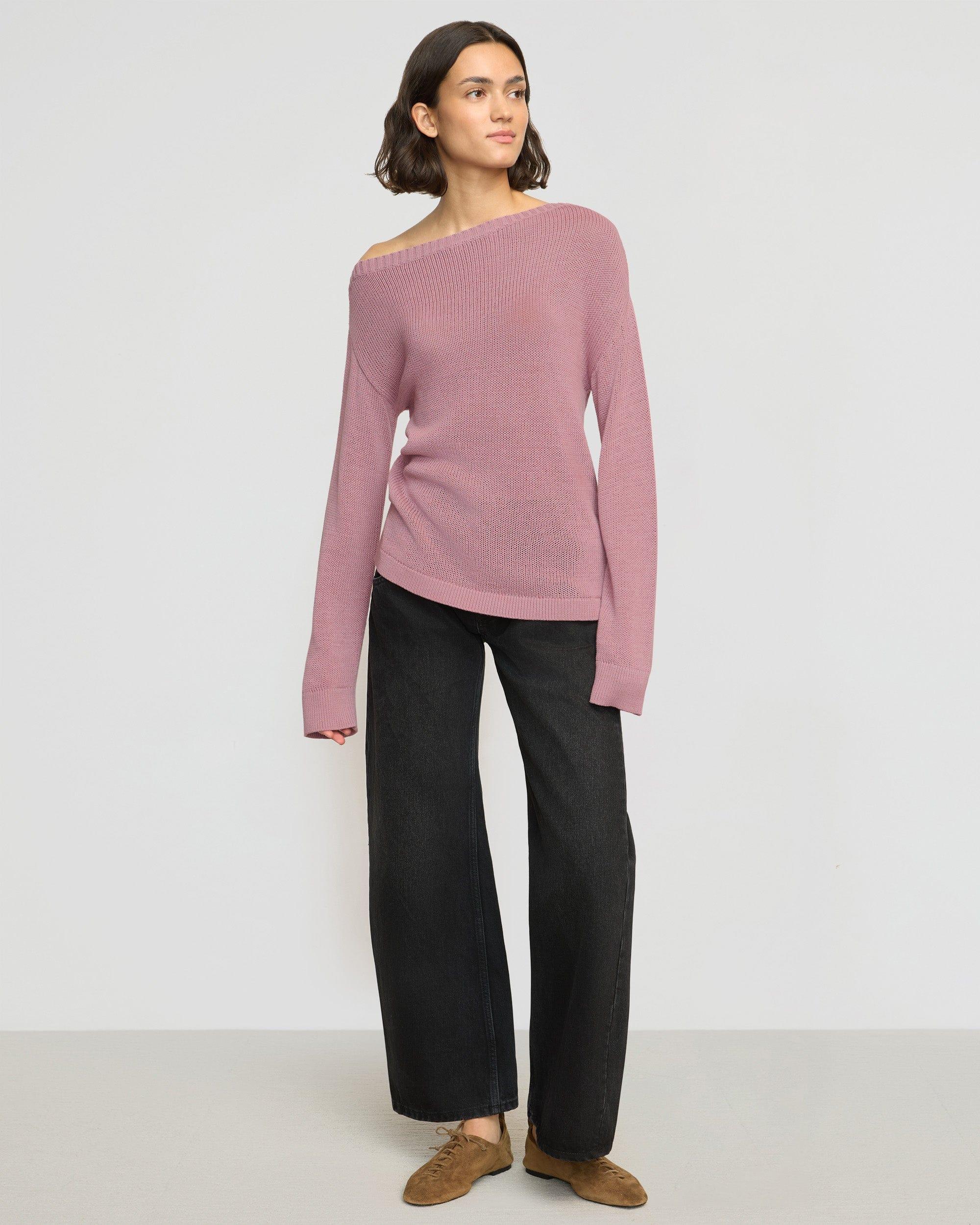 Issa Lightweight Off-Shoulder Sweater Product Image