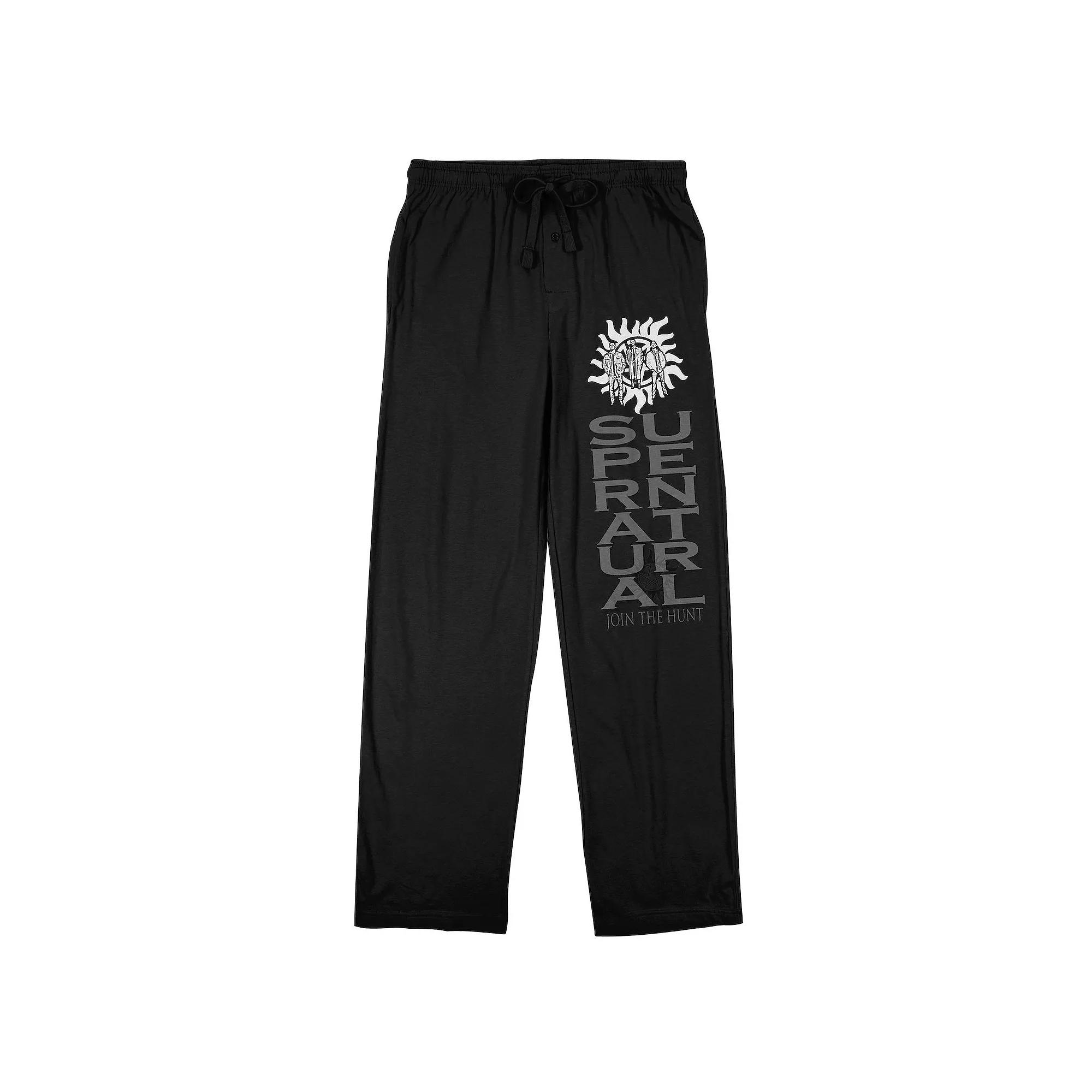 Men's Supernatural Show Title Pajama Pants,  Product Image