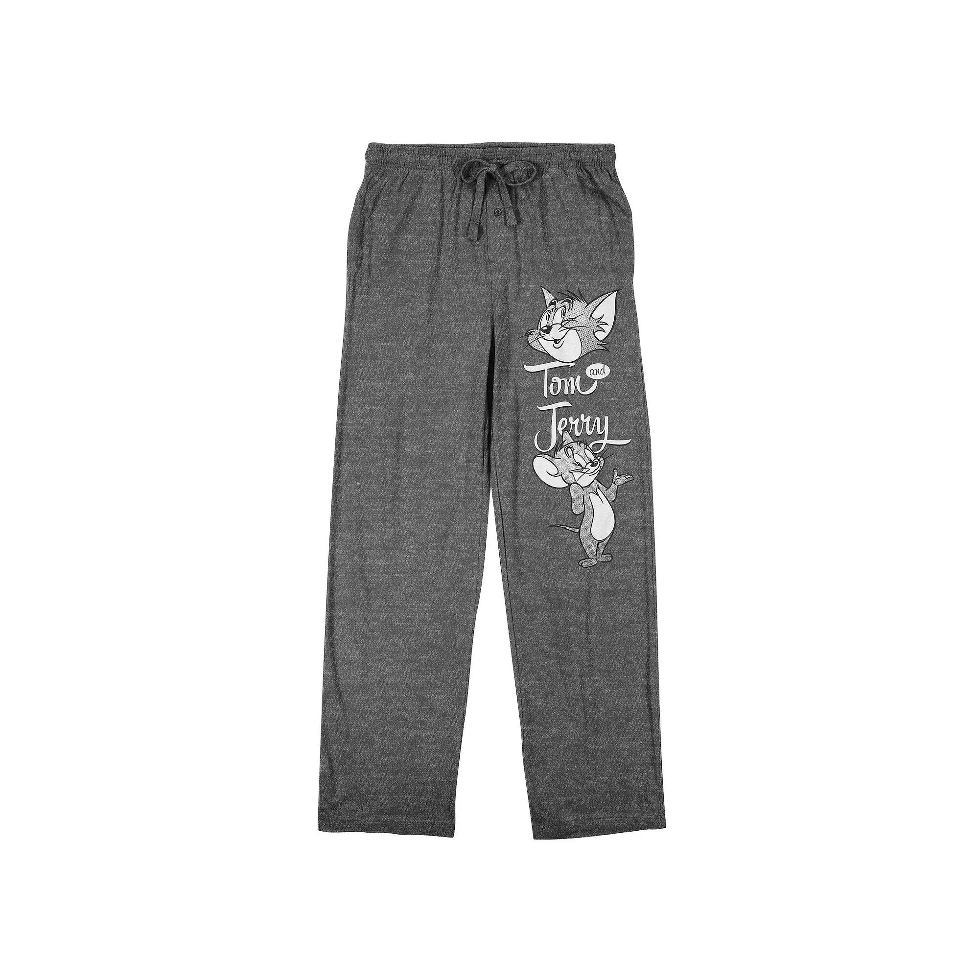 Men's Tom & Jerry Logo Pajama Pants,  Product Image