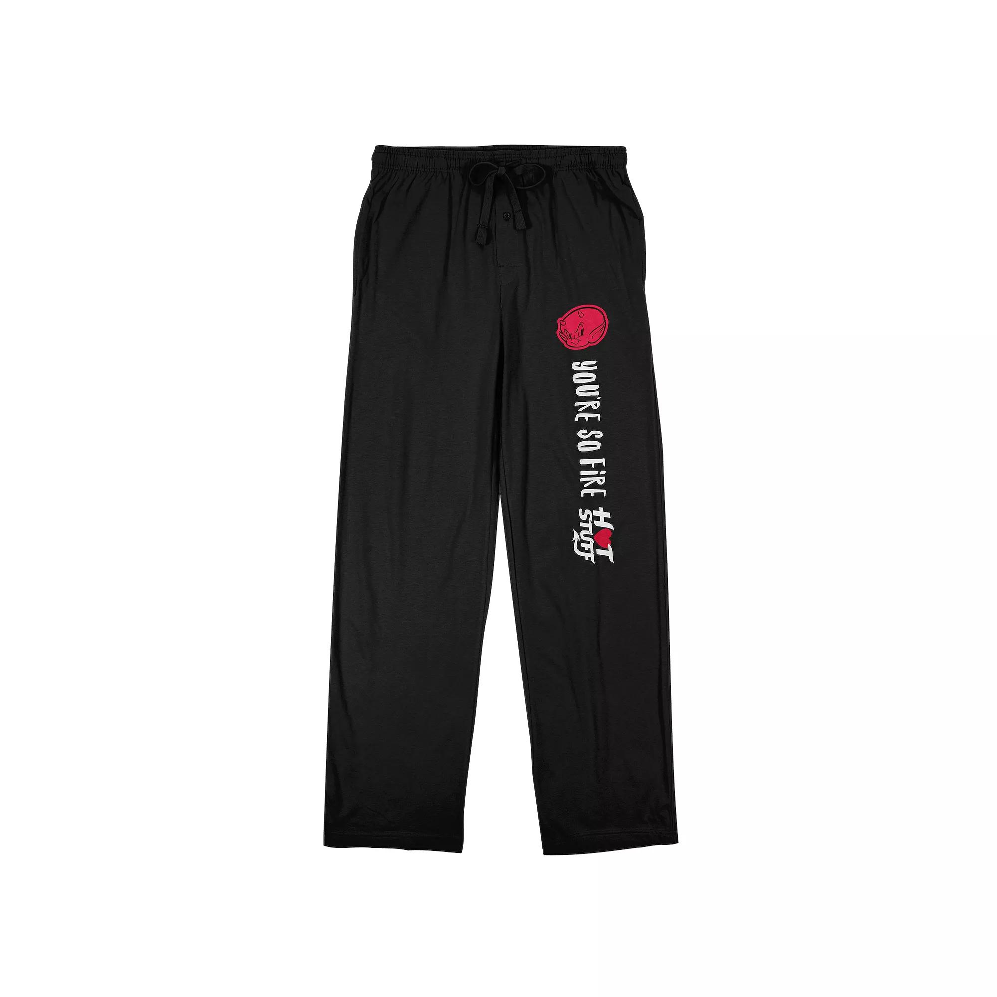 Men's Hot Stuff the Little Devil You're So Fire Pajama Pants,  Product Image