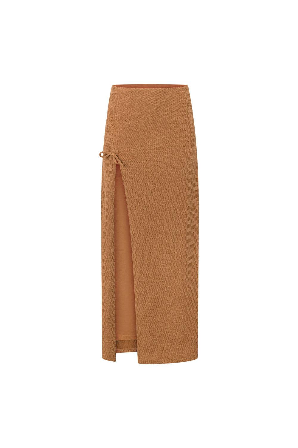Jenna Skirt - Brown Product Image
