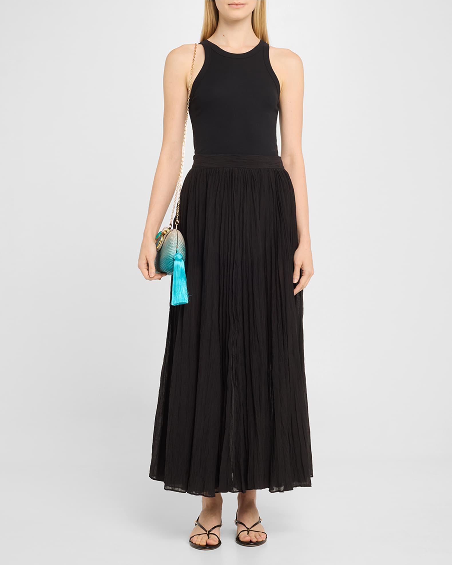 Tamu Stone Tassel Woven Clutch Bag Product Image