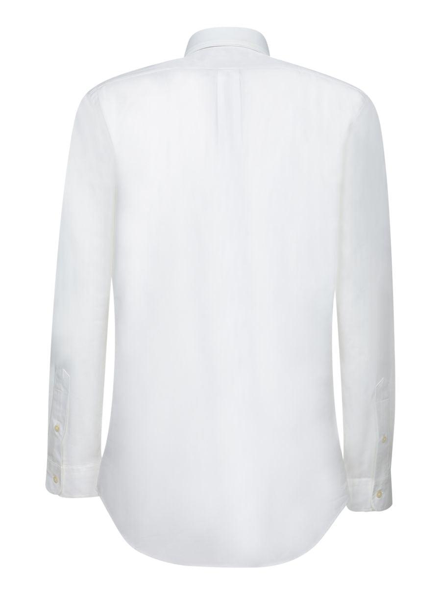 POLO RALPH LAUREN Long Sleeve Sport Shirt Clothing In White Product Image