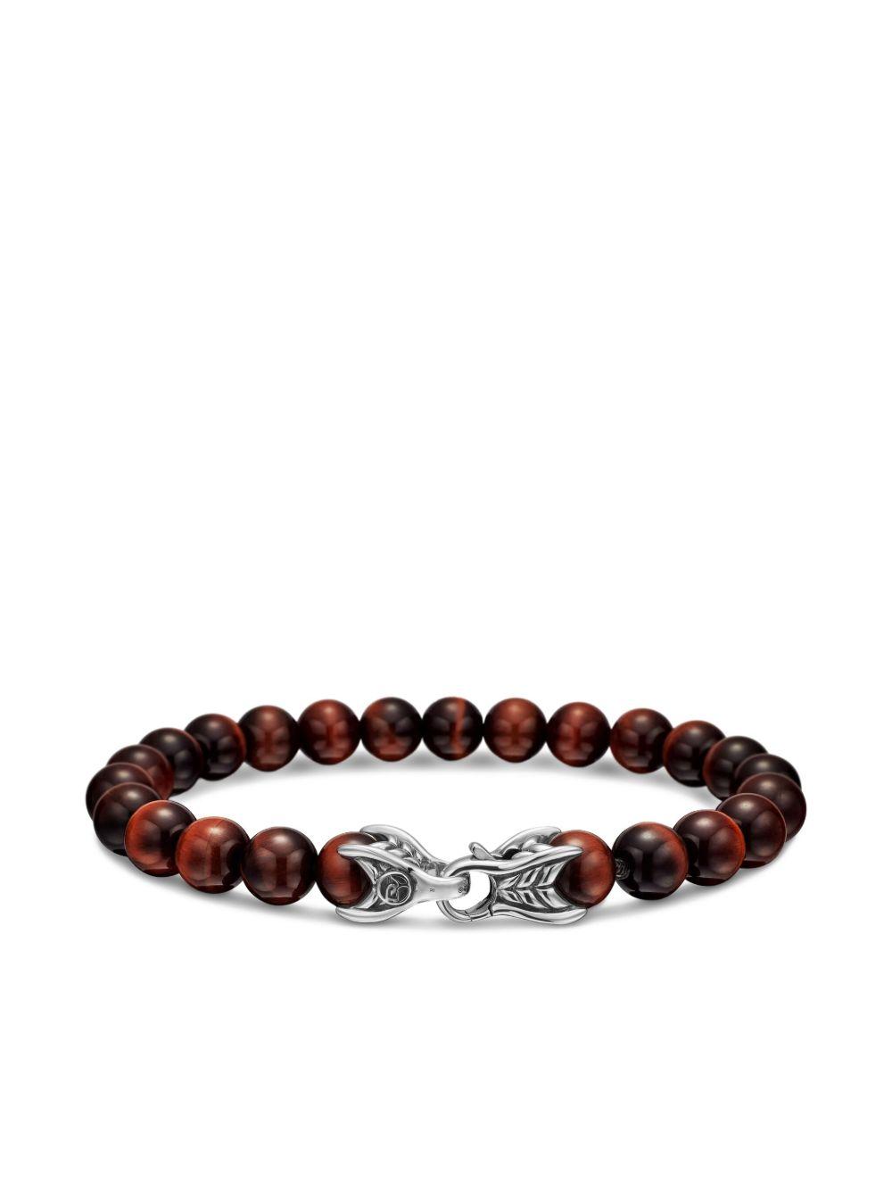 sterling silver Spiritual Beads bracelet (8mm) Product Image