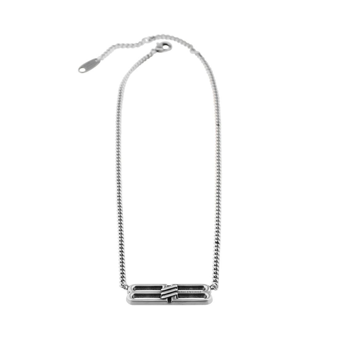 Bb Icon Necklace in Antique Silver Product Image