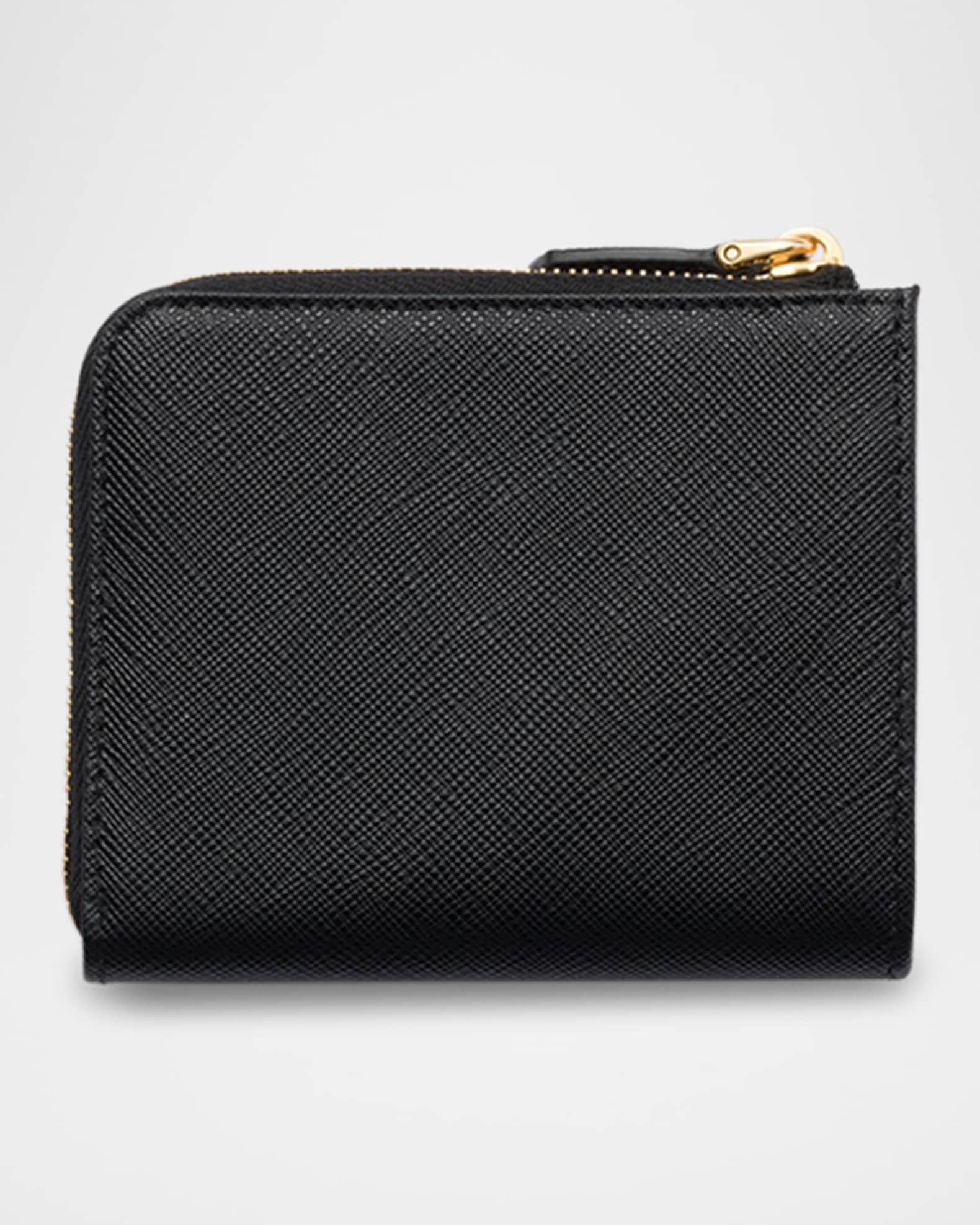 Small Saffiano Leather Zipper Wallet Product Image