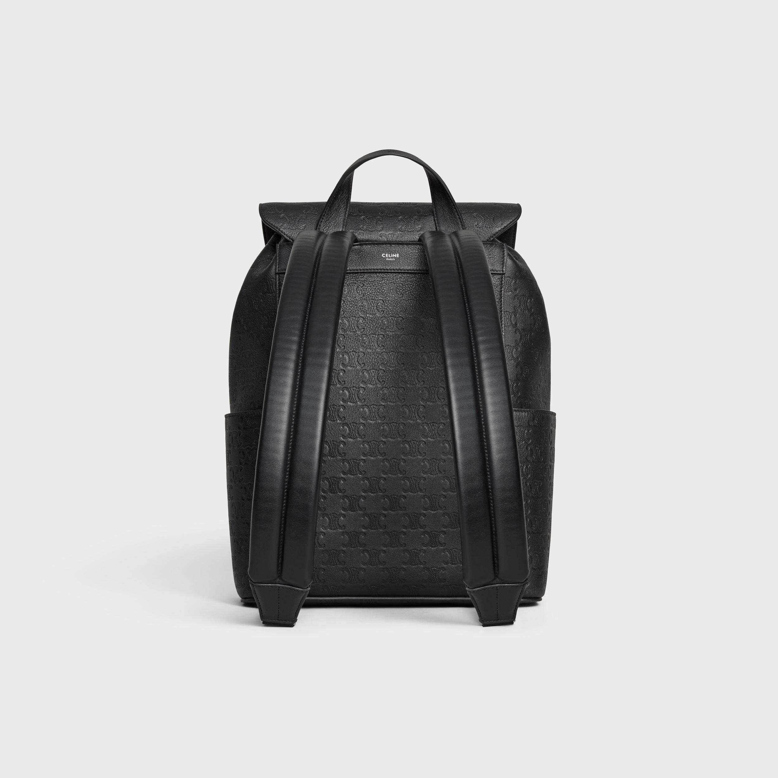 BACKPACK IN CALFSKIN WITH TRIOMPHE EMBOSSED Product Image