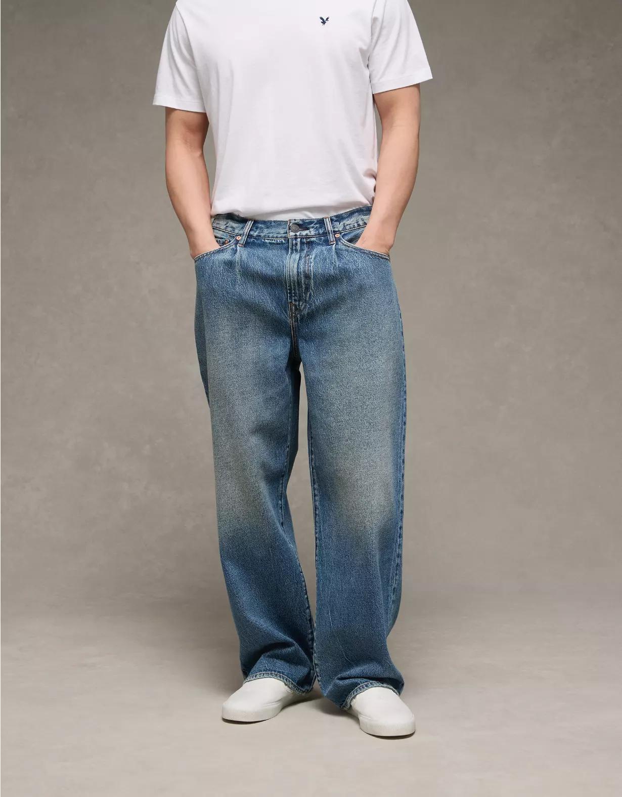 AE Baggy Pleated Jean Product Image