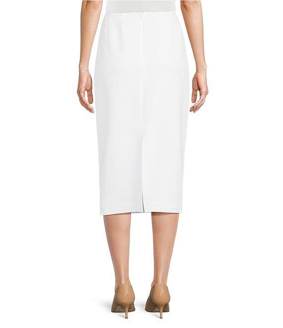 Preston & York Taylor Stretch Crepe Suiting Midi Pencil Skirt Product Image