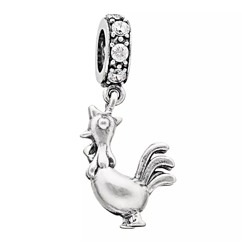 SIRI USA by TJM Sterling Silver Cubic Zirconia Chinese Zodiac Charm, Women's, Sheep Product Image