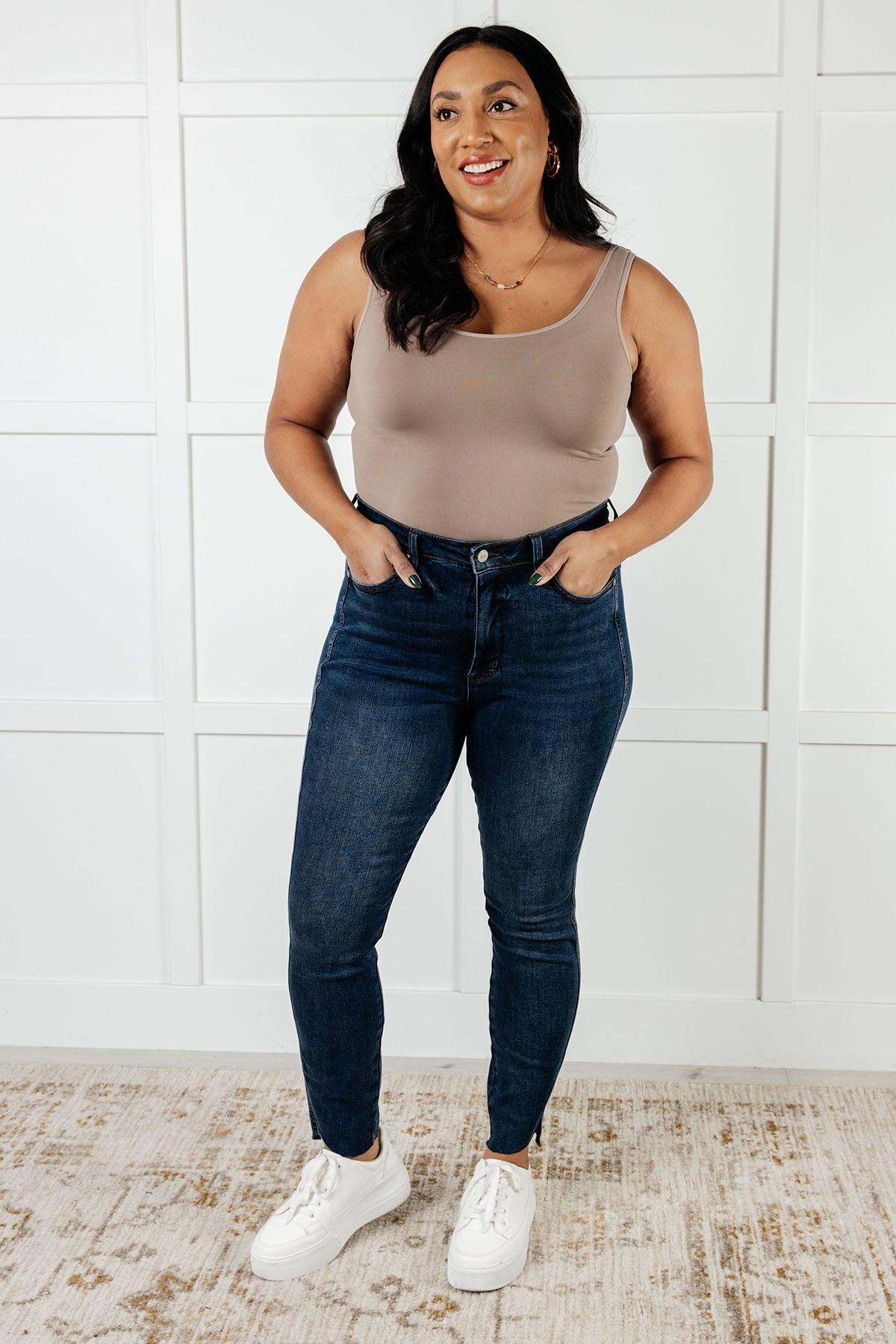 Center Seam Scuba Joggers in Heather Grey (Online Exclusive) Product Image