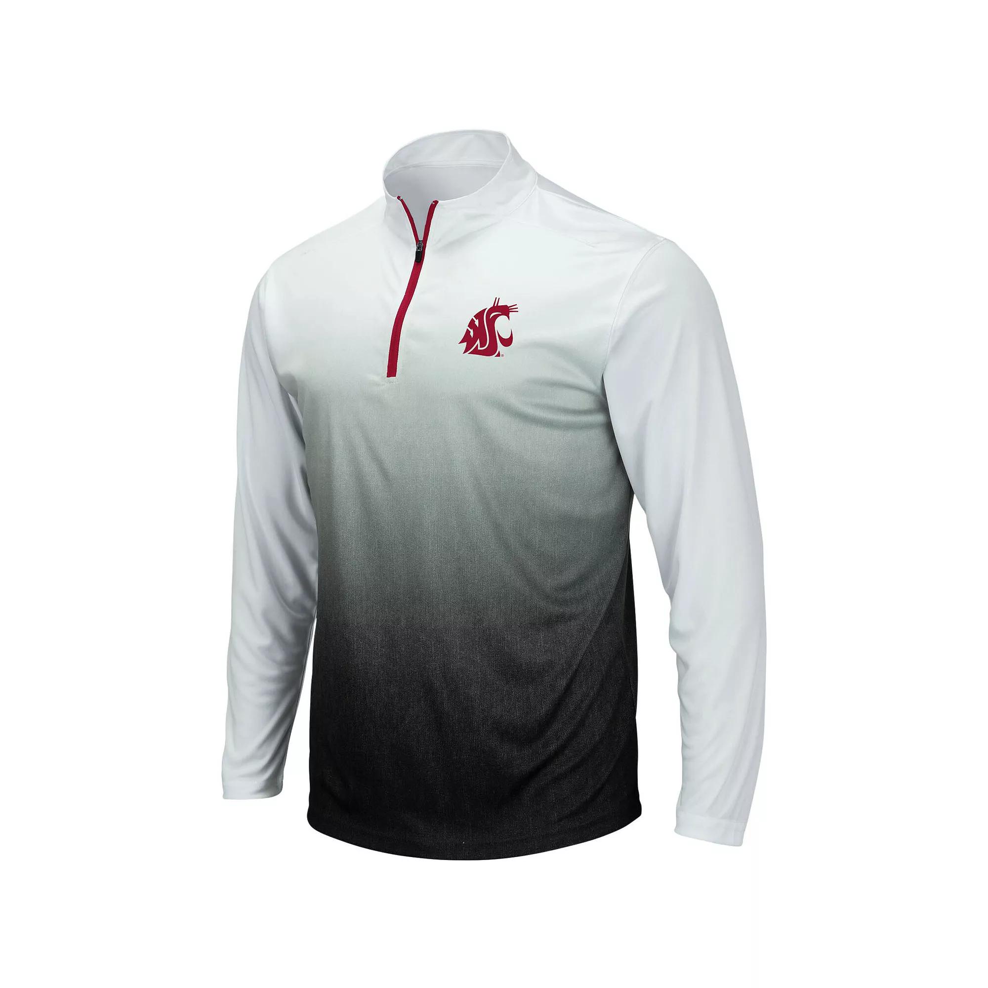 Men's Colosseum Gray Texas A&M Aggies Magic Team Logo Quarter-Zip Jacket,  Product Image