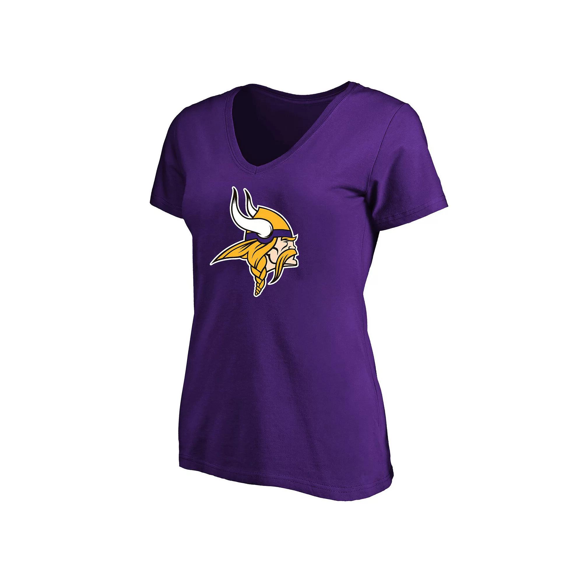 Women's Fanatics Purple Minnesota Vikings Plus Size V-Neck T-Shirt, Size: 3XL Product Image