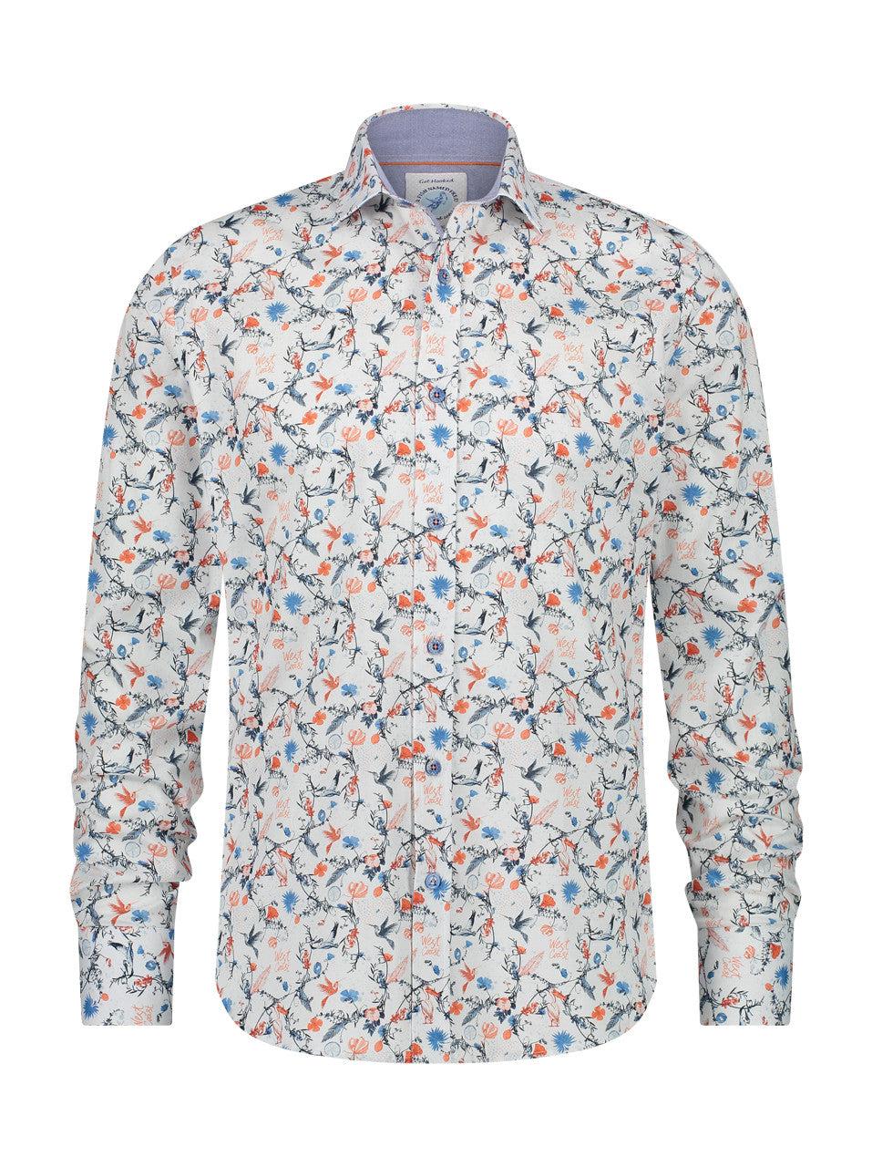 A Fish Named Fred Pelican Print shirt Product Image